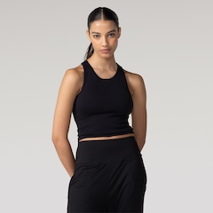 Camiseta Regata Feminina Oxer com Bojo Canelada Sem Costura - Foto 4