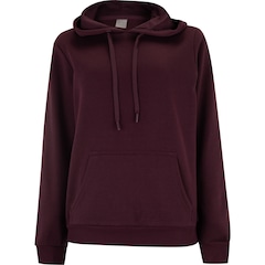 Blusa de Moletom Feminino Oxer com Capuz Canguru Fleece - Foto 1