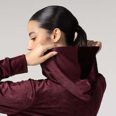 Jaqueta Oxer com Capuz Plush Cap Bex - Feminina - Foto 6