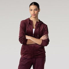 Jaqueta Oxer com Capuz Plush Cap Bex - Feminina - Foto 1