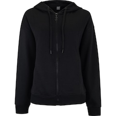 Jaqueta de Moletom Feminina Oxer com Capuz Fleece com Bolso Externo - Foto 1