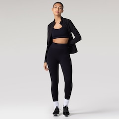 Top Fitness sem Bojo Oxer Média Sustentação Canelado Sem Costura - Foto 3