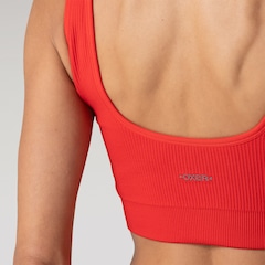 Top Fitness sem Bojo Oxer Média Sustentação Canelado Sem Costura - Foto 4