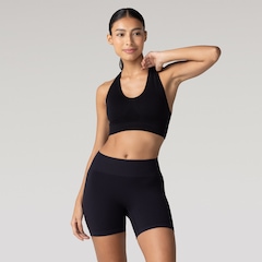 Short Feminino Oxer Canelado Sem Costura - Foto 2