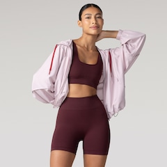 Short Feminino Oxer Canelado Sem Costura - Foto 1