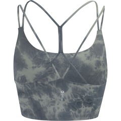 Top Fitness com Bojo Removível Oxer Baixa Sustentação Alongado Heat Tie Dye Adulto - Foto 3