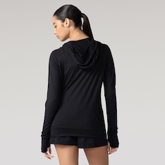 Jaqueta Oxer com Capuz Jogging com Bolso Seguro -Feminina - Foto 2