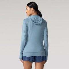 Jaqueta Oxer com Capuz Jogging com Bolso Seguro -Feminina - Foto 2