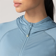 Jaqueta Oxer com Capuz Jogging com Bolso Seguro -Feminina - Foto 5