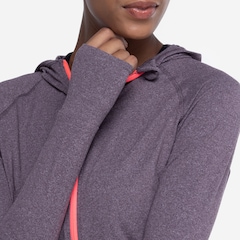 Jaqueta Oxer com Capuz Jogging com Bolso Seguro -Feminina - Foto 4