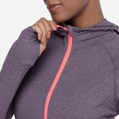 Jaqueta Oxer com Capuz Jogging com Bolso Seguro -Feminina - Video 1