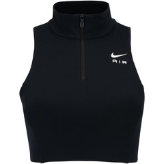 Top Fitness com Bojo Nike Média Sustentação Air Dri-Fit Swoosh Mockzip BRA - Adulto - Foto 9