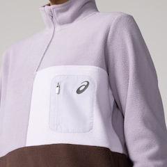 Blusão Feminino ASICS Meio Zíper Casual - Foto 5
