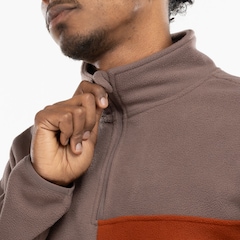 Blusão Masculino ASICS Meio Zíper Casual - Foto 5