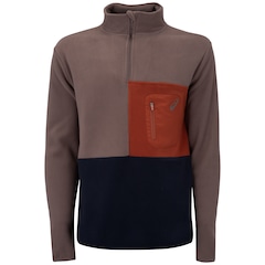 Blusão Masculino ASICS Meio Zíper Casual - Foto 8