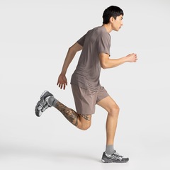 Bermuda Masculina ASICS 7 Mescla Plano - Foto 3