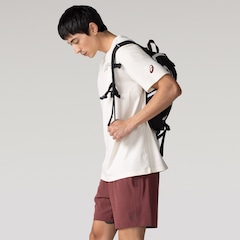 Bermuda Masculina ASICS 7 Mescla Plano - Foto 1