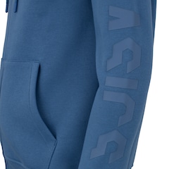 Jaqueta Masculina ASICS com Capuz Moletom Canguru com Fleece - Foto 3