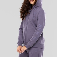 Jaqueta de Moletom Feminina ASICS com Capuz Canguru Fleece - Foto 8