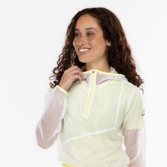 Blusão Feminino ASICS com Capuz Leve Assimétrica - Foto 5