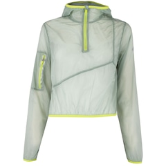 Blusão Feminino ASICS com Capuz Leve Assimétrica - Foto 1