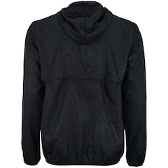 Jaqueta Corta-Vento Masculina Oxer com Capuz Tecido Plano Heat Embossed - Foto 2