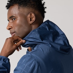 Jaqueta Corta-Vento Masculina Oxer com Capuz Tecido Plano Heat Embossed - Foto 6