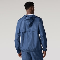 Jaqueta Corta-Vento Masculina Oxer com Capuz Tecido Plano Heat Embossed - Foto 2