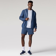 Jaqueta Corta-Vento Masculina Oxer com Capuz Tecido Plano Heat Embossed - Foto 3