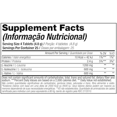 BCAA 2400 - Aminoácidos - 100 Tablets - Foto 2