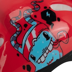 Skate Infantil Spin Monster com Kit Protetor Capacete + 1 Par de Cotoveleira + 1 Par de Joelheira - Foto 8