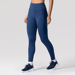 Calça Legging Feminina Oxer Textura New Média Compressão Cós Médio - Foto 1