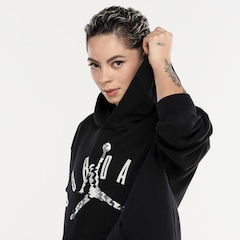 Blusa de Moletom Jordan Nike Masculina com Capuz Flight MVP - Foto 6