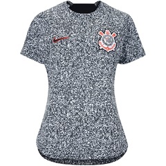 Camisa do Corinthians Nike Feminina Pré-Jogo Torcedora - Foto 1