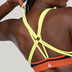 Top Fitness sem Bojo Lauf Baixa Sustentação Neon - Adulto - Foto 6