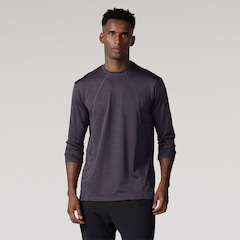 Camiseta Oxer Manga Long Flat Mescla - Masculina - Foto 2