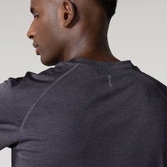 Camiseta Masculina Oxer Manga Curta Média Compressão Flat Mescla - Foto 5