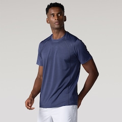 Camiseta Masculina Oxer Manga Curta Média Compressão Flat Mescla - Foto 4