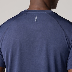 Camiseta Masculina Oxer Manga Curta Média Compressão Flat Mescla - Foto 5