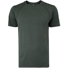 Camiseta Masculina Oxer Manga Curta Média Compressão Flat Mescla - Foto 1