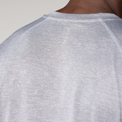 Camiseta Masculina Oxer Manga Curta Média Compressão Flat Mescla - Foto 5