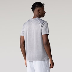 Camiseta Masculina Oxer Manga Curta Média Compressão Flat Mescla - Foto 2