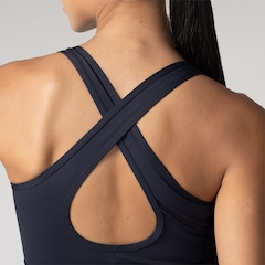 Top Fitness com Bojo Removível Oxer Alça Cruzada Textura Média Sustentação Adulto - Foto 4