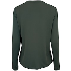 Camiseta Feminina Oxer Manga Longa Crepe Antiodor - Foto 2