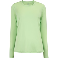 Camiseta Feminina Oxer Manga Longa Crepe Antiodor - Foto 1