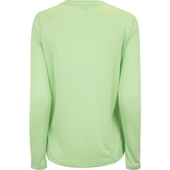 Camiseta Feminina Oxer Manga Longa Crepe Antiodor - Foto 2