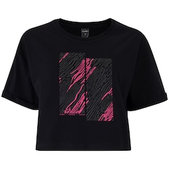 Camiseta Feminina Oxer Manga Curta Estampada - Foto 1