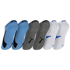 Meia Puma Sapatilha 3 pares Infantil - Foto 2
