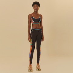 Calça Legging Feminina Farm Recorte Onça Cool - Foto 3