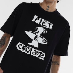 Camiseta Piet Manga Curta Dada Black - Foto 5